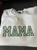 "MAMA" Crew neck embroidered Sweatshirt