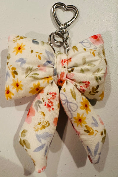 Puffy Bow Keychains/Bag Charms
