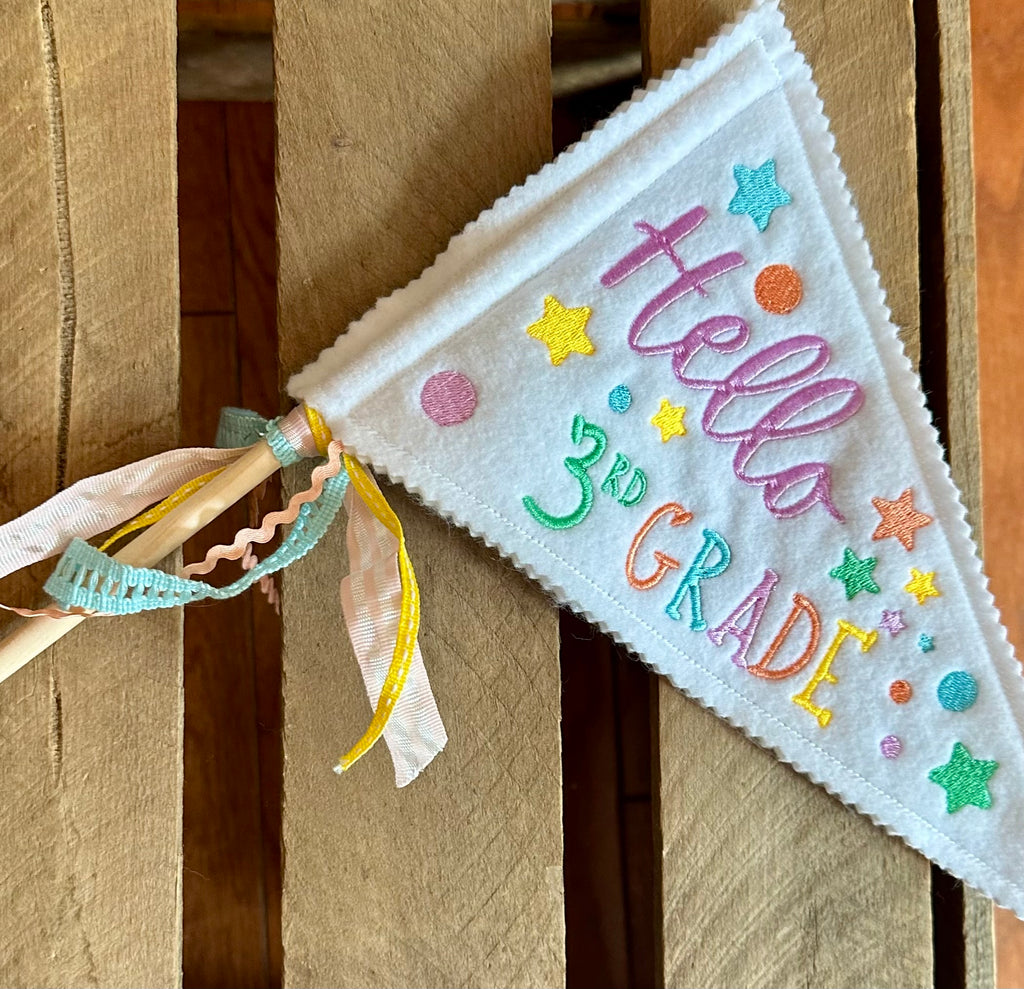 Back-To-School Pennants