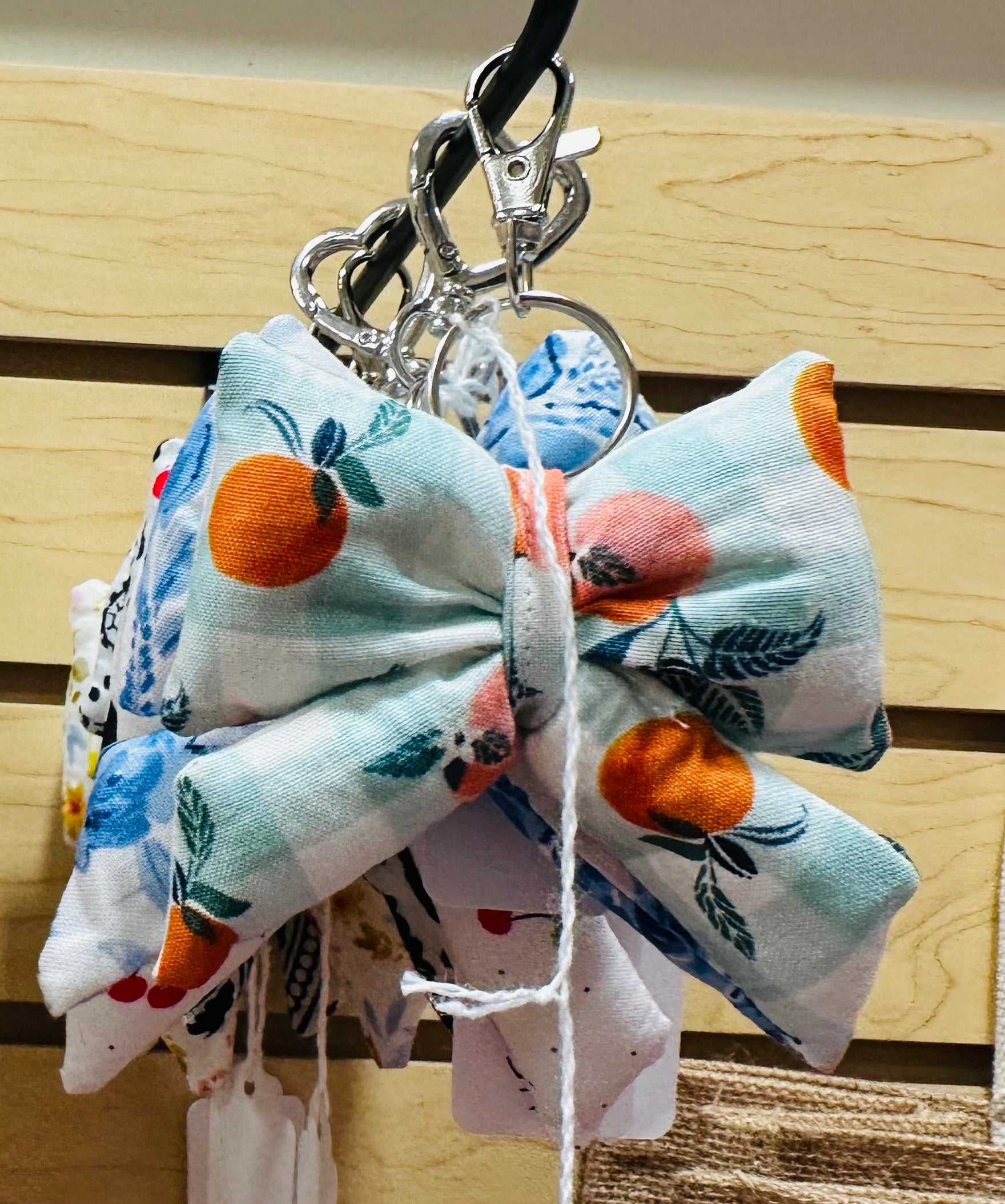 Puffy Bow Keychains/Bag Charms