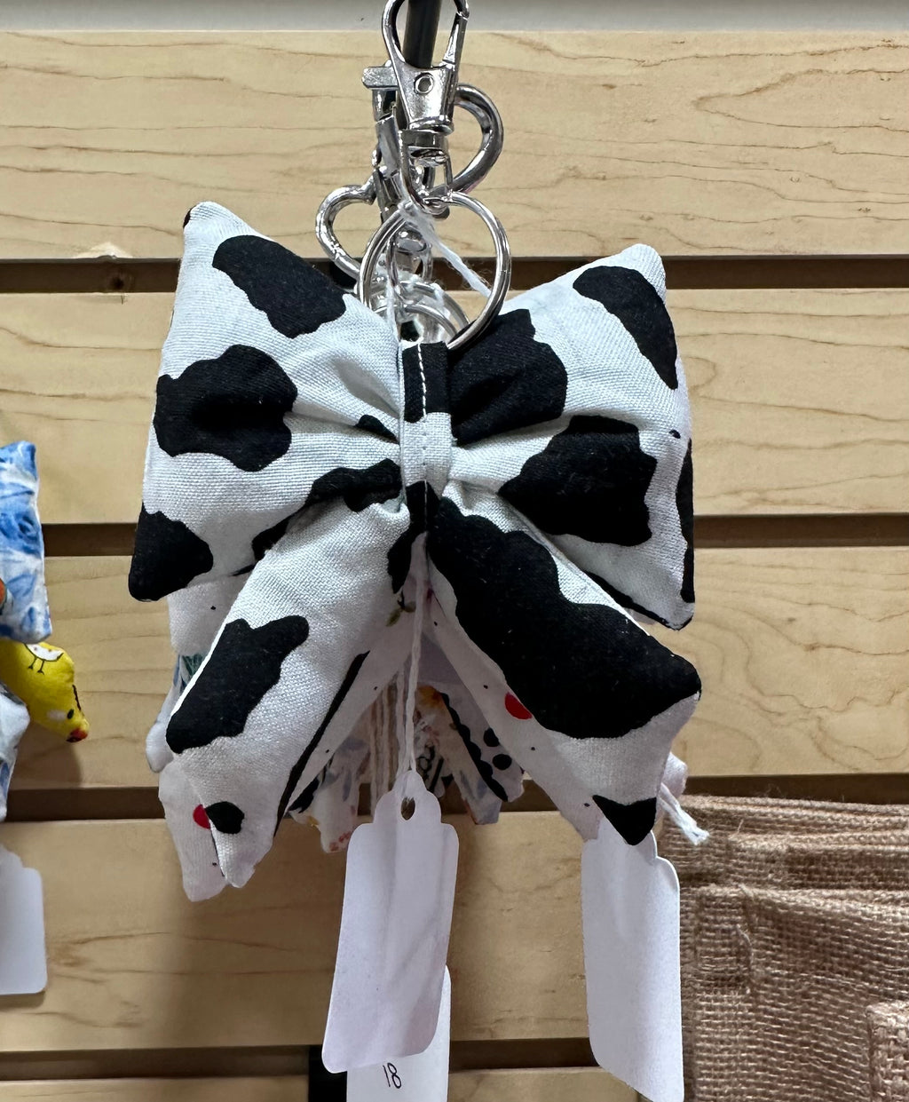 Puffy Bow Keychains/Bag Charms